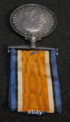 WWI Royal Canadian Army British War Medal Pvt AJ SWICK Nova Scotia Regiment