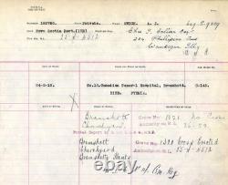 WWI Royal Canadian Army British War Medal Pvt AJ SWICK Nova Scotia Regiment