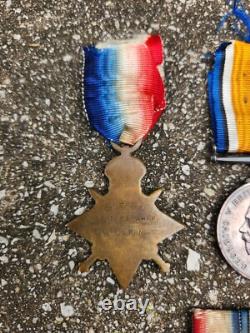 WWI Royal Navy HMS Minotaur Jutland Medal Group Trio w Minis