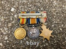 WWI Royal Navy HMS Minotaur Jutland Medal Group Trio w Minis