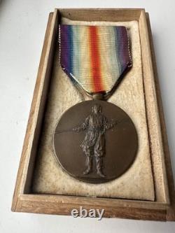 WWI / WW1 Imperial Japan Army Interallied Entente Campaign Victory Medal 1920