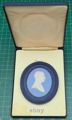 Wedgewood Silver Jubilee HRH Duke of Edinburgh Jasper Medallion No. 247/1000