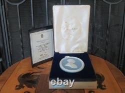 Wedgwood Jasperware HRH Charles Prince of Wales Portrait Medallion LE 3,000 1977