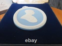 Wedgwood Jasperware HRH Charles Prince of Wales Portrait Medallion LE 3,000 1977