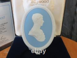 Wedgwood Jasperware HRH Charles Prince of Wales Portrait Medallion LE 3,000 1977