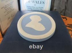 Wedgwood Jasperware HRH Charles Prince of Wales Portrait Medallion LE 3,000 1977