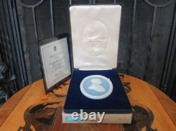 Wedgwood Jasperware HRH Charles Prince of Wales Portrait Medallion LE 3,000 1977