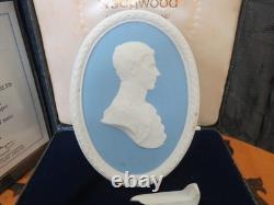 Wedgwood Jasperware HRH Charles Prince of Wales Portrait Medallion LE 3,000 1977