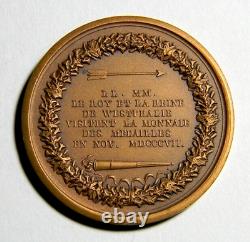 Westphalia 1807 Napoleon, Royal Visit to the Mint Medal (005)