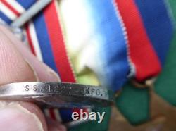 Ww11 British Naval Royal Fleet Reserve Long Service Medal Group Of 4