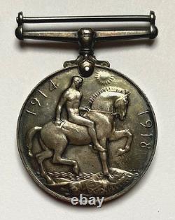 Ww1 1914-1918 British War Medal Royal Berkshire Regt. Kia Somme May 25,1918 Low#
