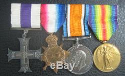 Ww1 1918 Royal Scots MC Gallantry Military Cross Medal Group