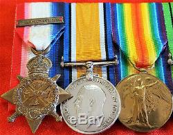 Ww1 British Navy Royal Marine Brigade Defence Atwerp Medal Group Ch16049 Evans