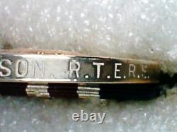 Ww1 Military Medal Pioneer Cpl. Henderson Royal Engineers Rtere Late K. O. S. B