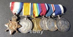 Ww1 Ran Royal Yacht Victoria & Albert Long Service Coronation Medal Group