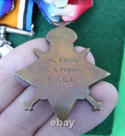 Ww1 Ran Royal Yacht Victoria & Albert Long Service Coronation Medal Group