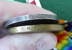 Ww1 Ran Royal Yacht Victoria & Albert Long Service Coronation Medal Group