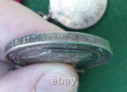 Ww1 Ran Royal Yacht Victoria & Albert Long Service Coronation Medal Group