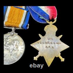 Ww1 Royal Artillery Medal Trio Rsm E G New Archive Warrant Notebook Photos