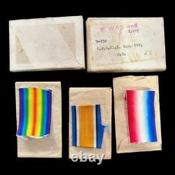 Ww1 Royal Artillery Medal Trio Rsm E G New Archive Warrant Notebook Photos