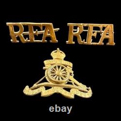 Ww1 Royal Artillery Medal Trio Rsm E G New Archive Warrant Notebook Photos