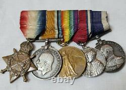 Ww1 Royal Navy Medal Group Chief Stoker Aubrey Brown Who Served 27 Years Ww2