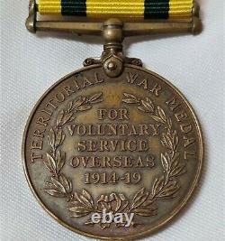 Ww1 Territorial Force War Medal Sergeant Pattison 50th Division Royal Engineers