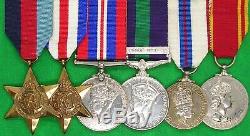 Ww2 Royal Signals, Airborne & Fire Service Medal Group, With Archive Of Documents