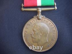 Wwi United Kingdom Great Britain British Merchant Marine Full Size Medal Named