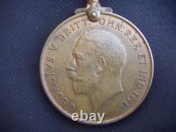 Wwi United Kingdom Great Britain British Merchant Marine Full Size Medal Named