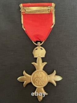 Wwii Totally Original Mbe Medal Award And Case Of Issue