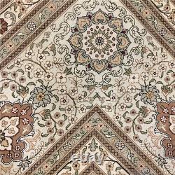 YILONG 12'x18' Oversize Classic Handmade Silk Carpet Royal Vintage Rug 234AB
