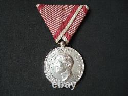 Yugoslavia, Royal Household Service, Alexander I, silver medal, Sorlini