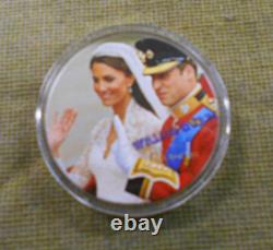 #c41. Boxed Set(6) 2011 Royal Wedding Medals Prince William & Kate Middleton