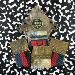 (c. 1910) Germany Royal Bavarian Engineering Troops Medal & Ribbon Lot#OV1863